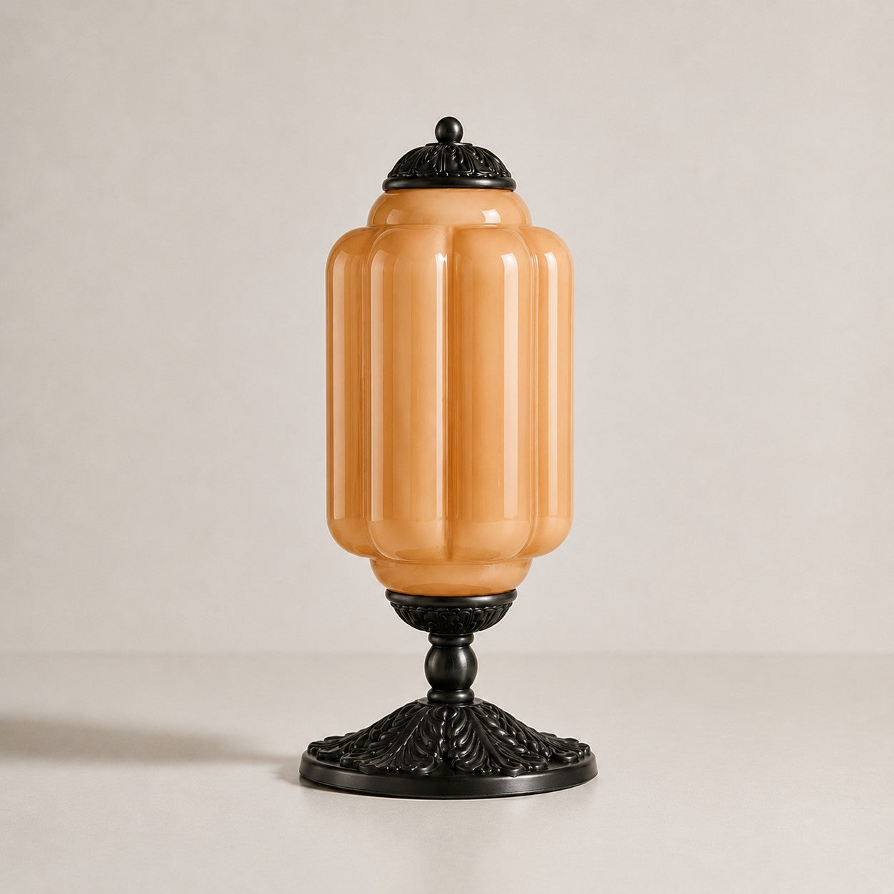 Eloise Milk Glass Table Lamp for Bedroom Decor