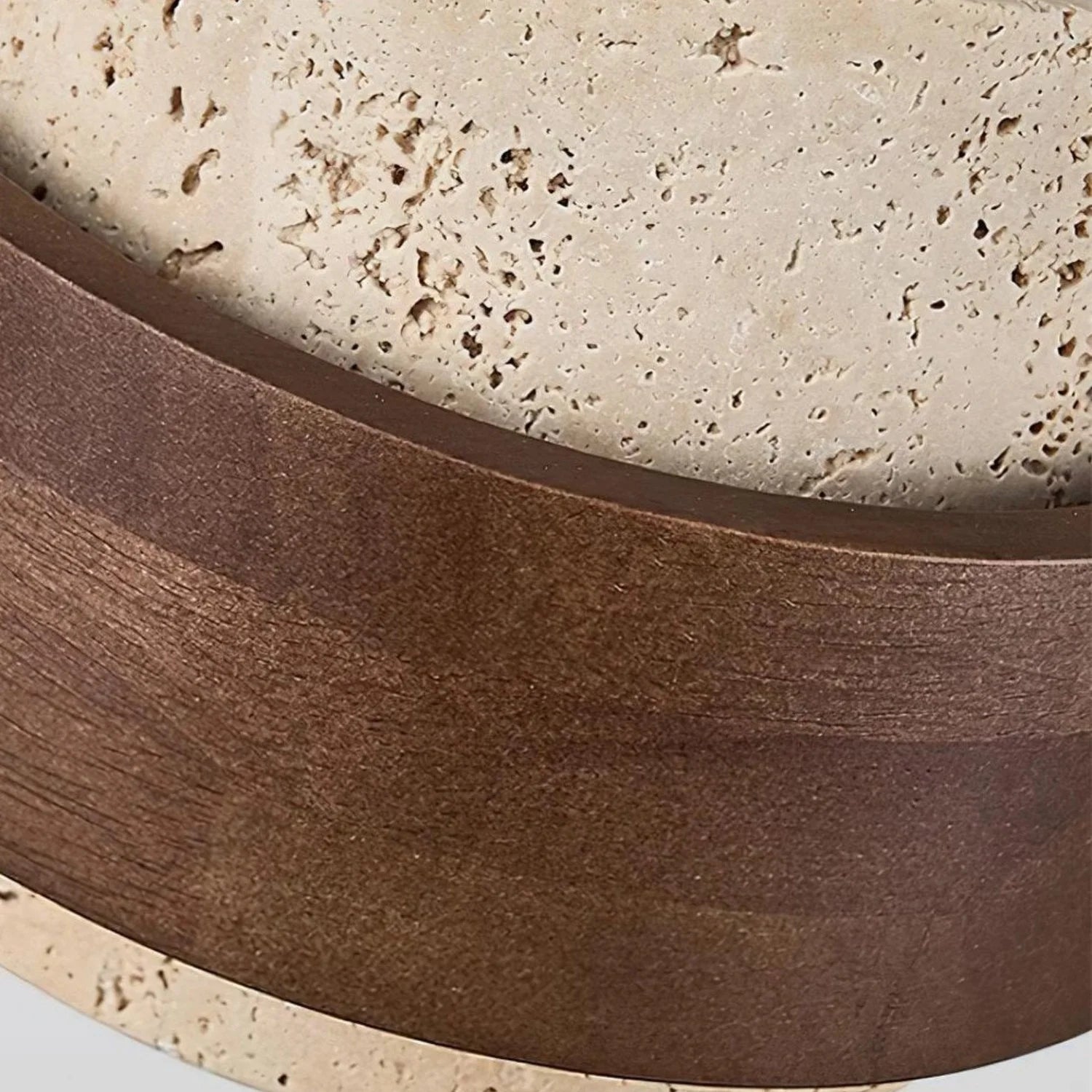 Cylindrical Modern Design Travertine Pendant Lamp