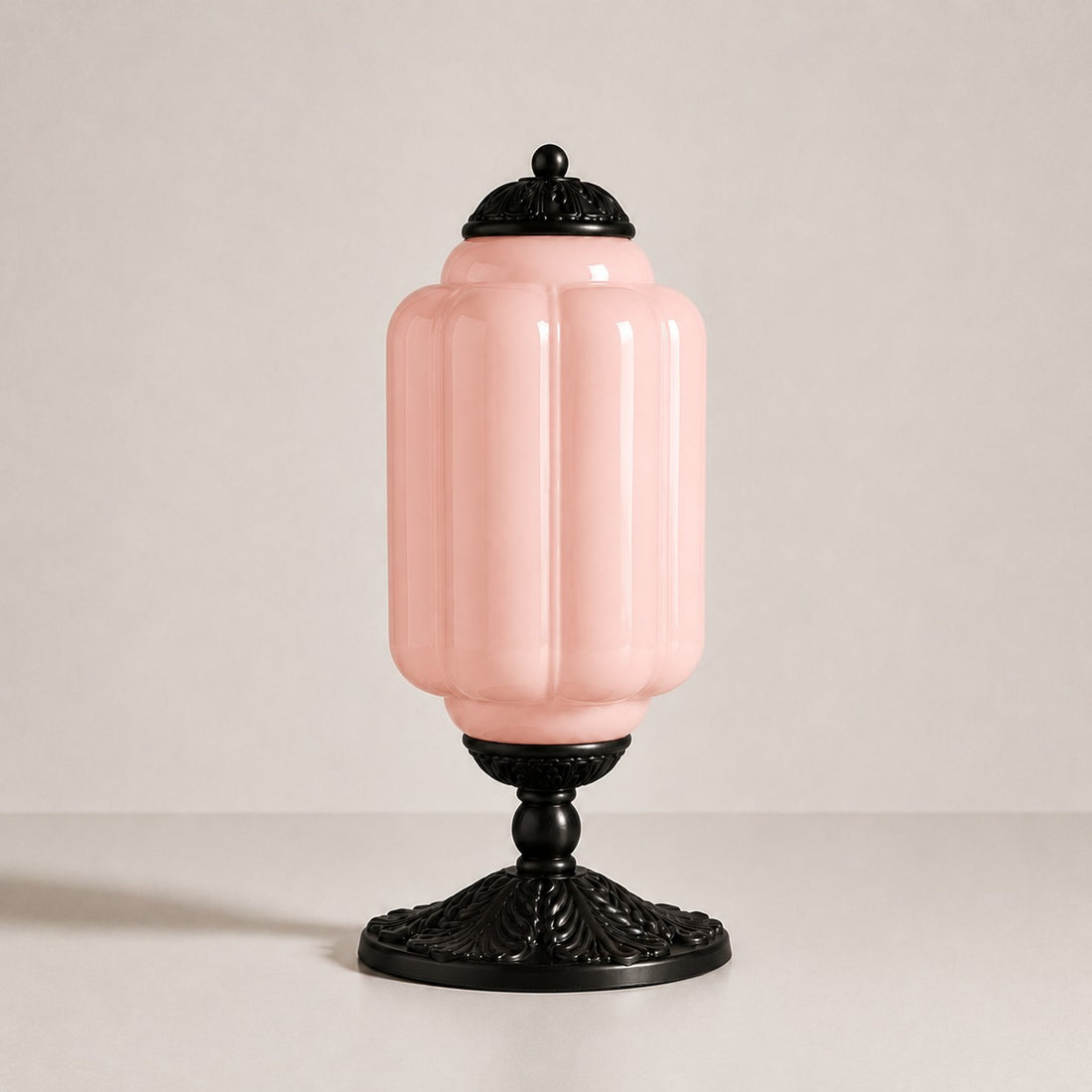 Eloise Milk Glass Table Lamp for Bedroom Decor
