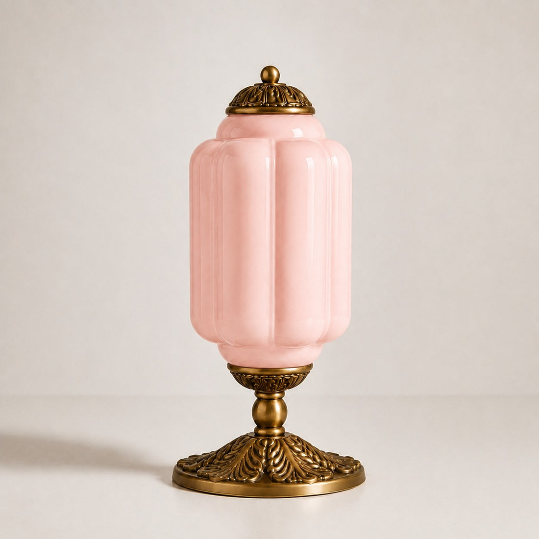 Eloise Milk Glass Table Lamp for Bedroom Decor
