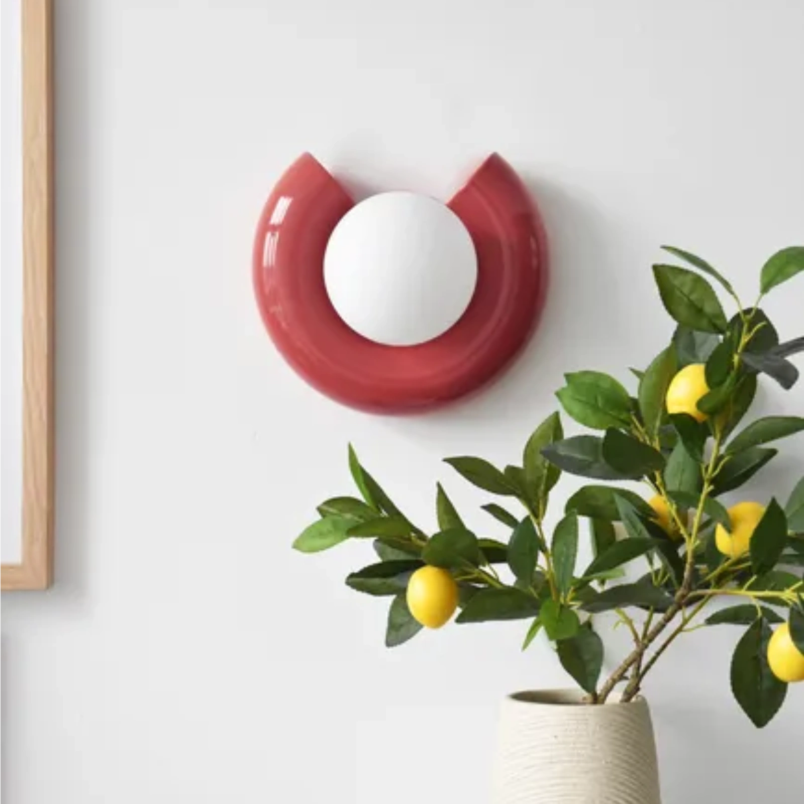 Pop Ceramic Wall Light – Scandinavian Style Wall Sconce