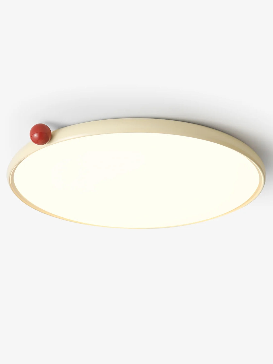 Cream Style Disc Ultra-thin Ceiling Lamp