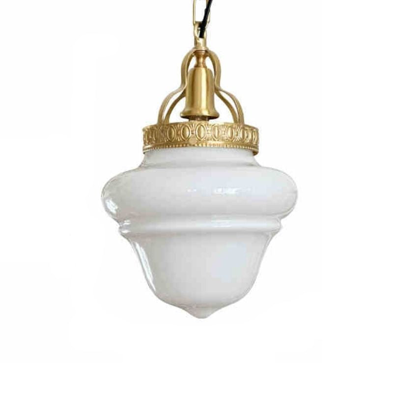 Romantic Rhombus Be 1ll Pendant Lamp With Graceful Milky White Glass For Hallway Cafe 1