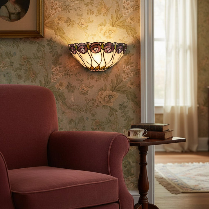 TF Hutchinson Tiffany Wall Light – Stylish Art Deco Fit for Hallway