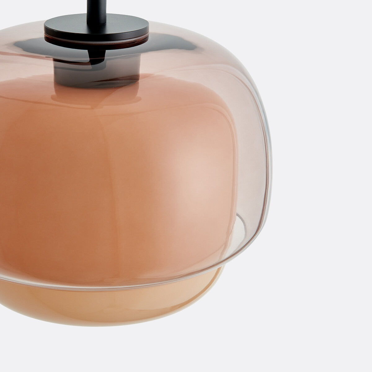 Stained Glass Bedside Wall Light – Double Dome Scandinavian Sconce