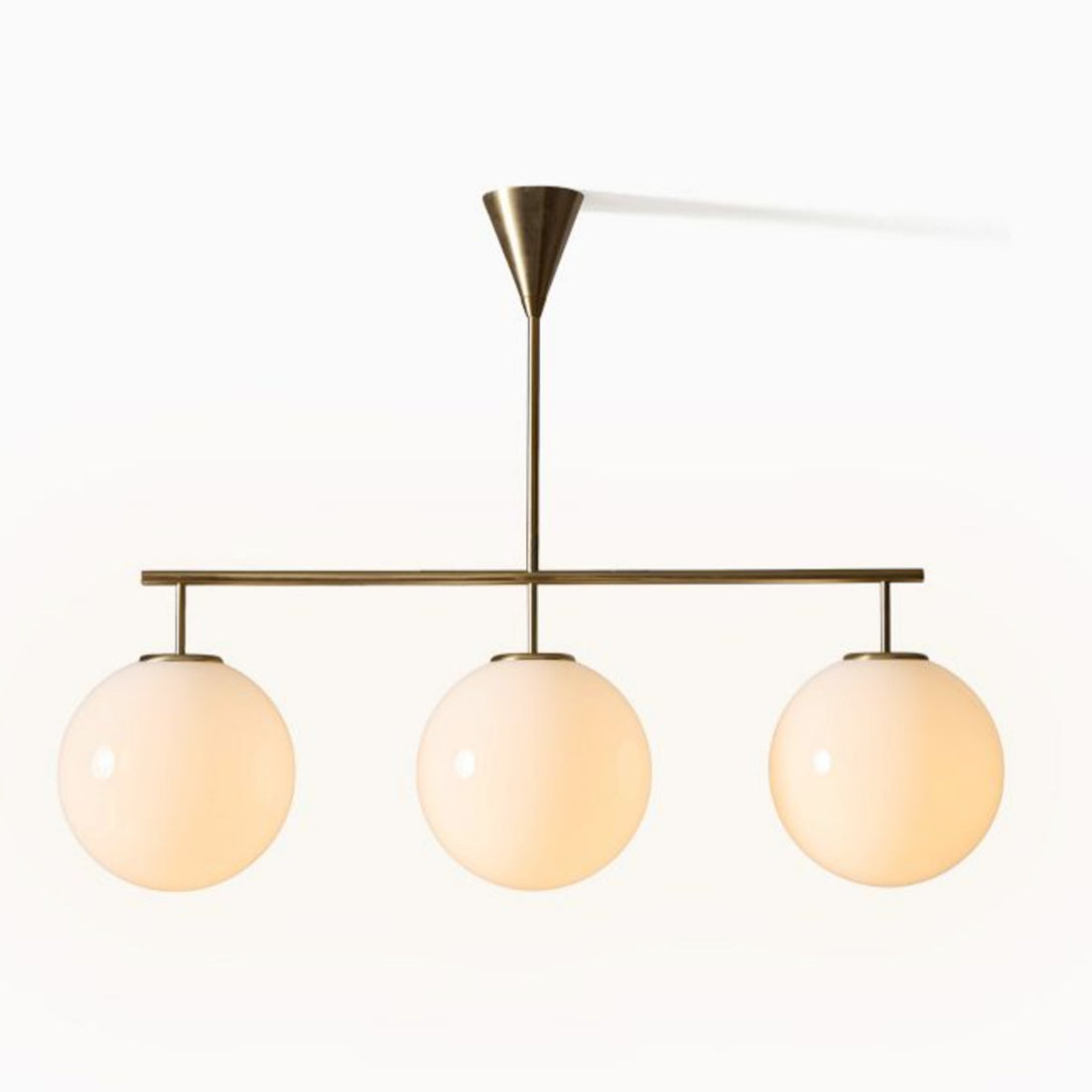 Ulvara Chandelie Linear Cluster Glass Globe Design - Contemporary Elegance