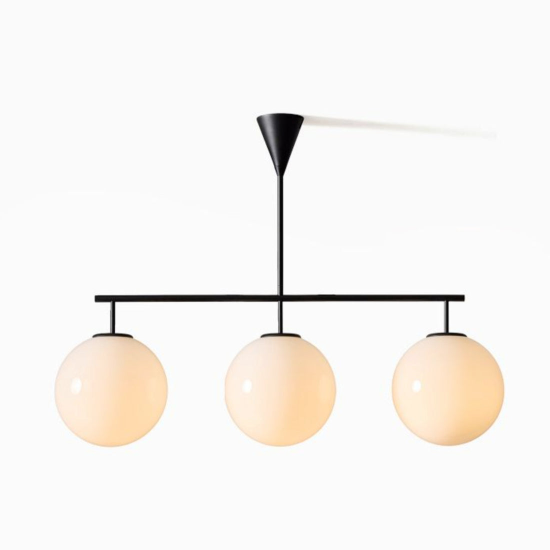 Ulvara Chandelie Linear Cluster Glass Globe Design - Contemporary Elegance