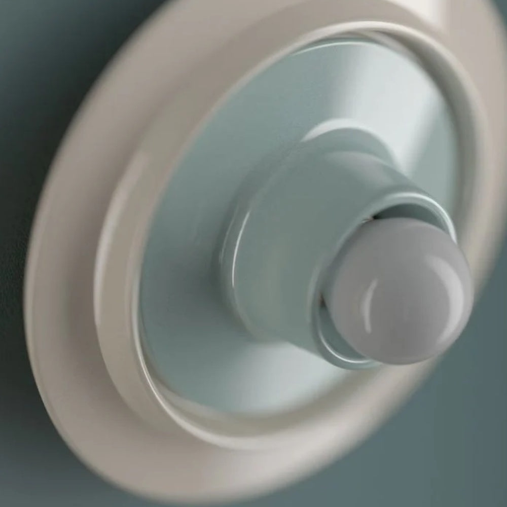 Architectural Ceramic Wall Light – Modern Concentric Form