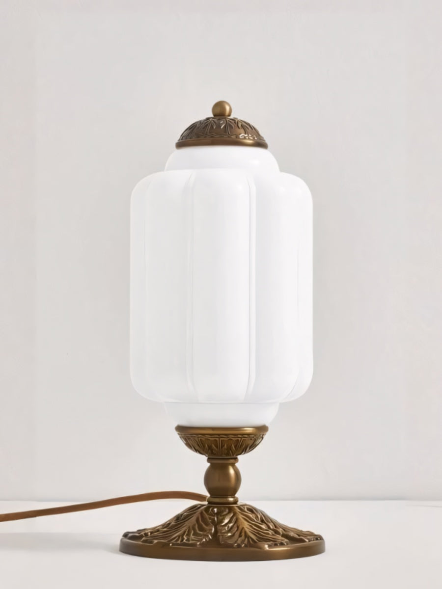 Vintage Glass Led Pumpkin Table Lamp