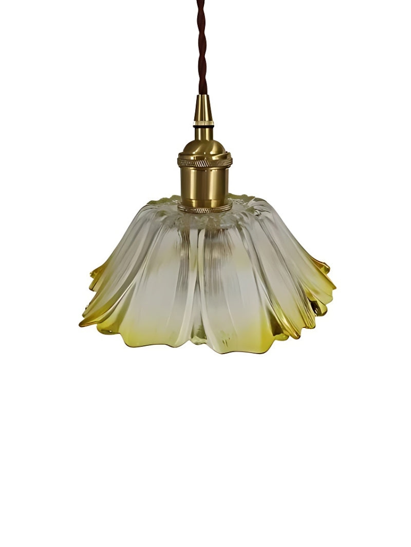 Nordic Flower Glass Pendant Light for Living Room