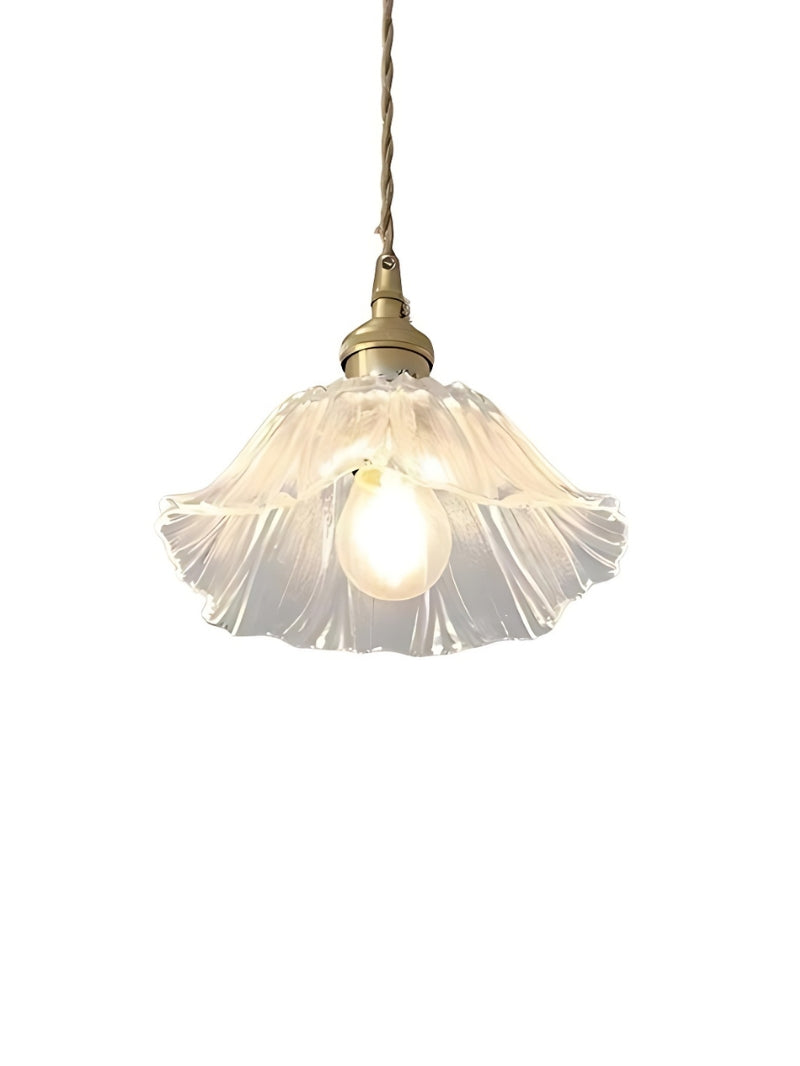 Nordic Flower Glass Pendant Light for Living Room