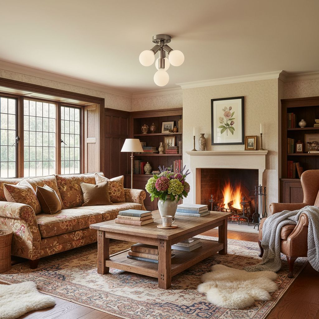 Glorica Glass Flush Mount Light - Globe Ceiling Fixture Modern