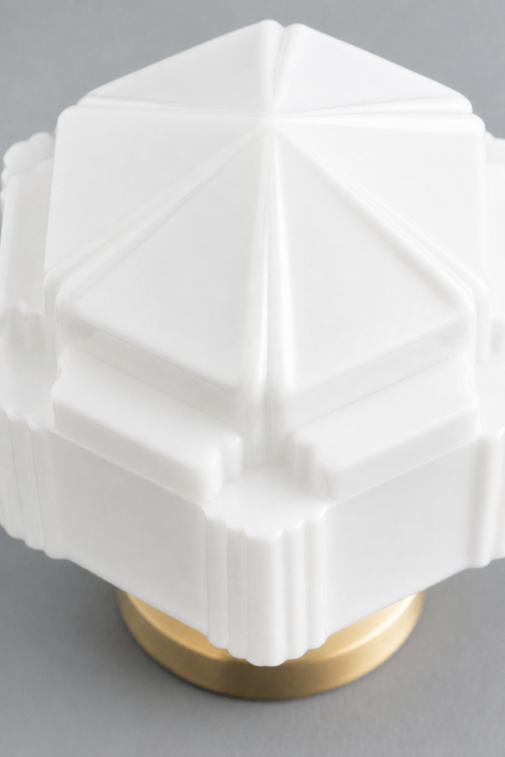Geotower Glass Art Deco Ceiling Light - Glass Fixture - Elegant Home Lighting