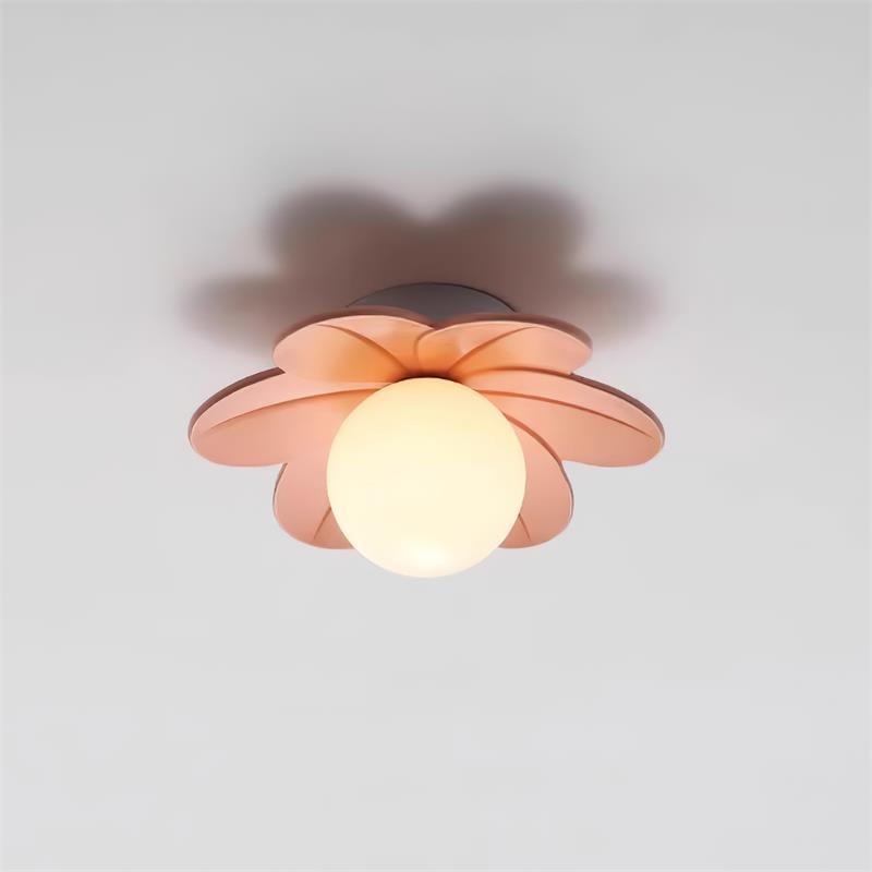 Resin Flower Ceiling Light