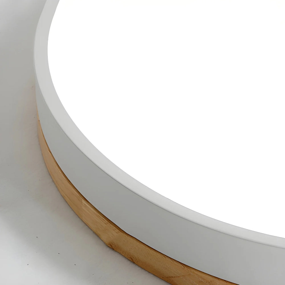 Cielora Round Flush Mount Ceiling Lamp Minimal Profile - Modern Interior Decor