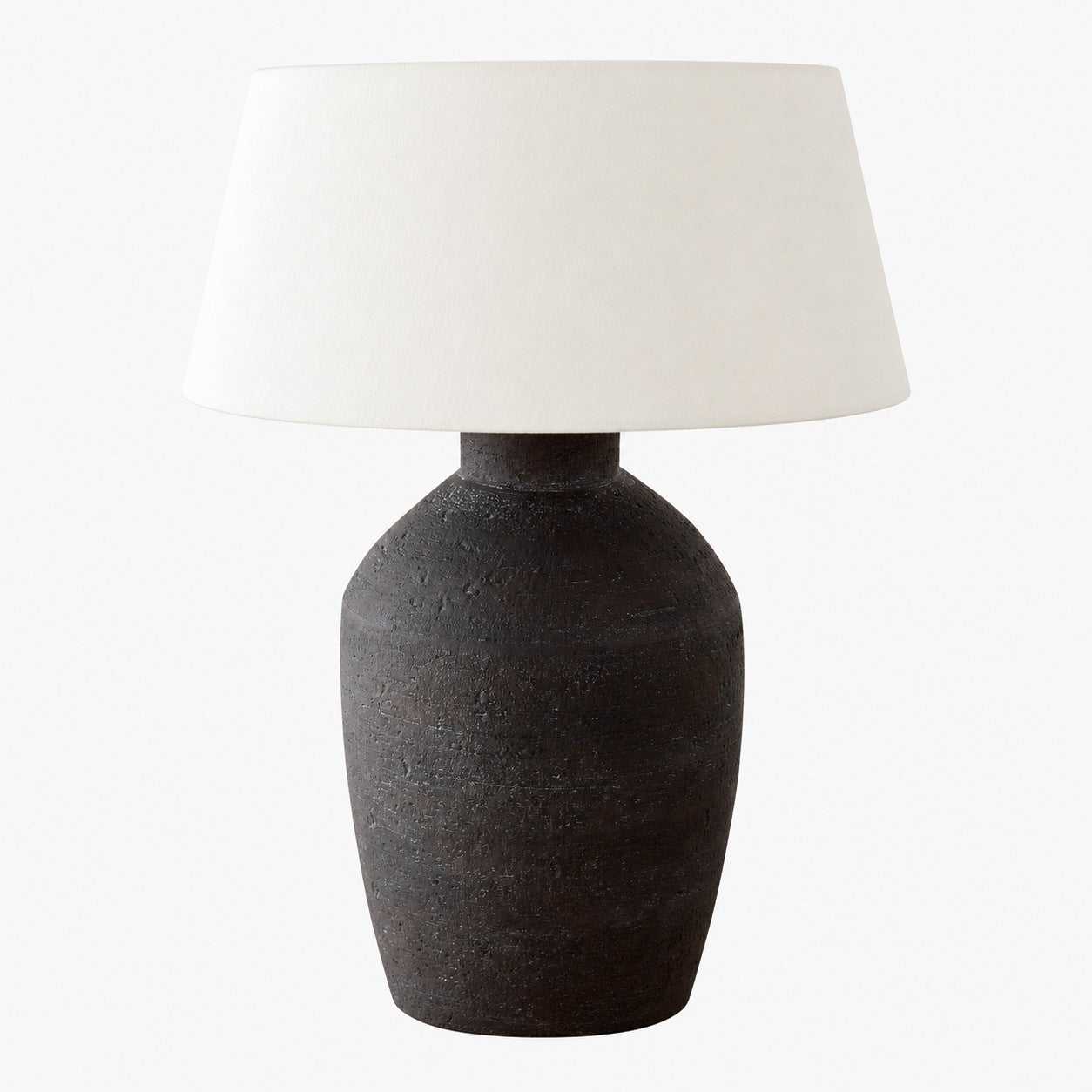 Ceruna Modern Ceramic Table Lamp – Sculptural Body Clean Finish for Entryway and Lounge