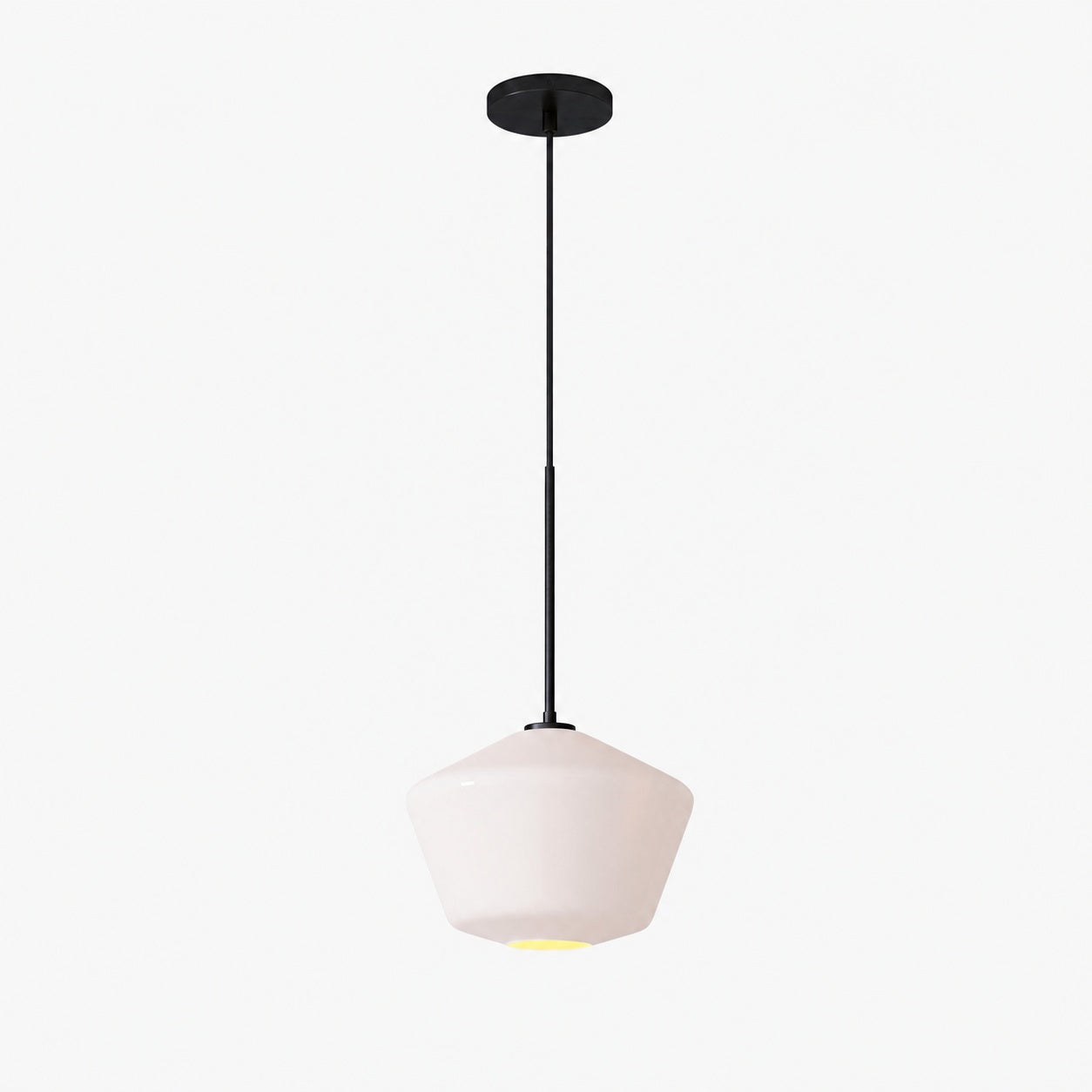 Merin Transparent Glass Sculpture Geometric Chandelier