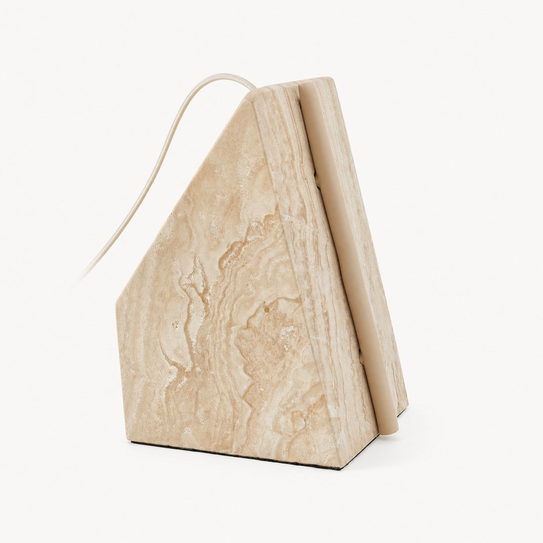 Grande Travertine Floor Lamp