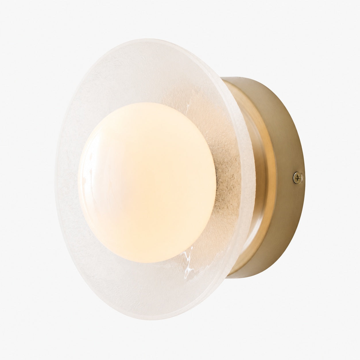 Elorina Sconce Wall Light - Textured Metal or Glass Shade