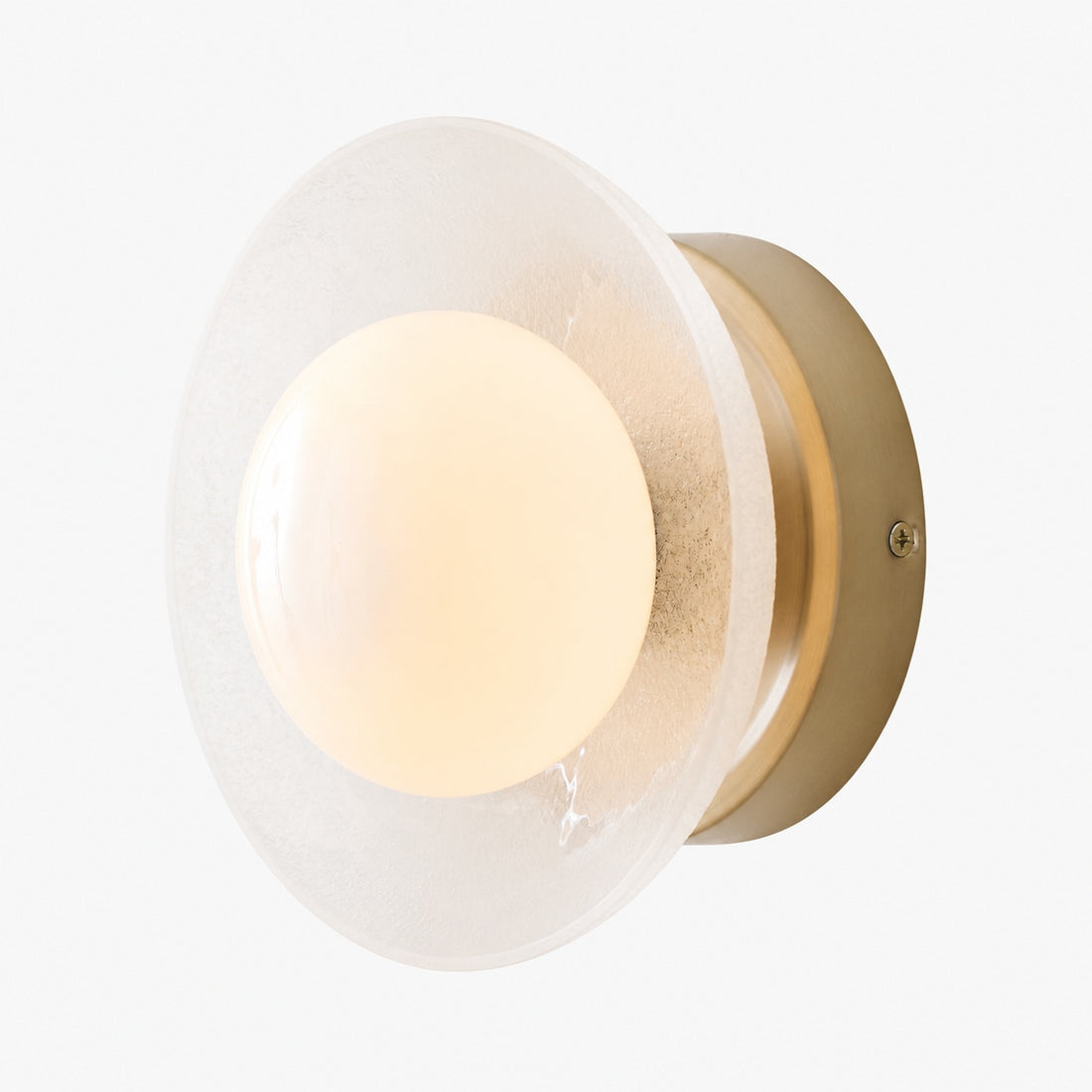 Elorina Sconce Wall Light - Textured Metal or Glass Shade