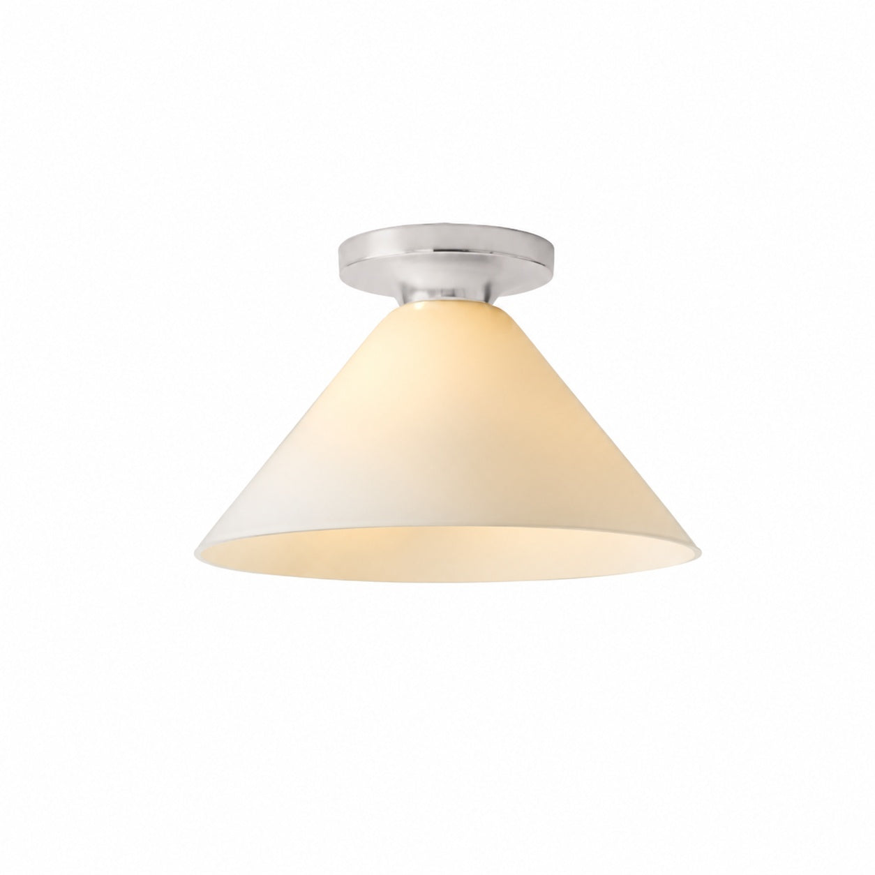 Conica Cone Flush Mount – Glass Ceiling Light for Modern Spaces