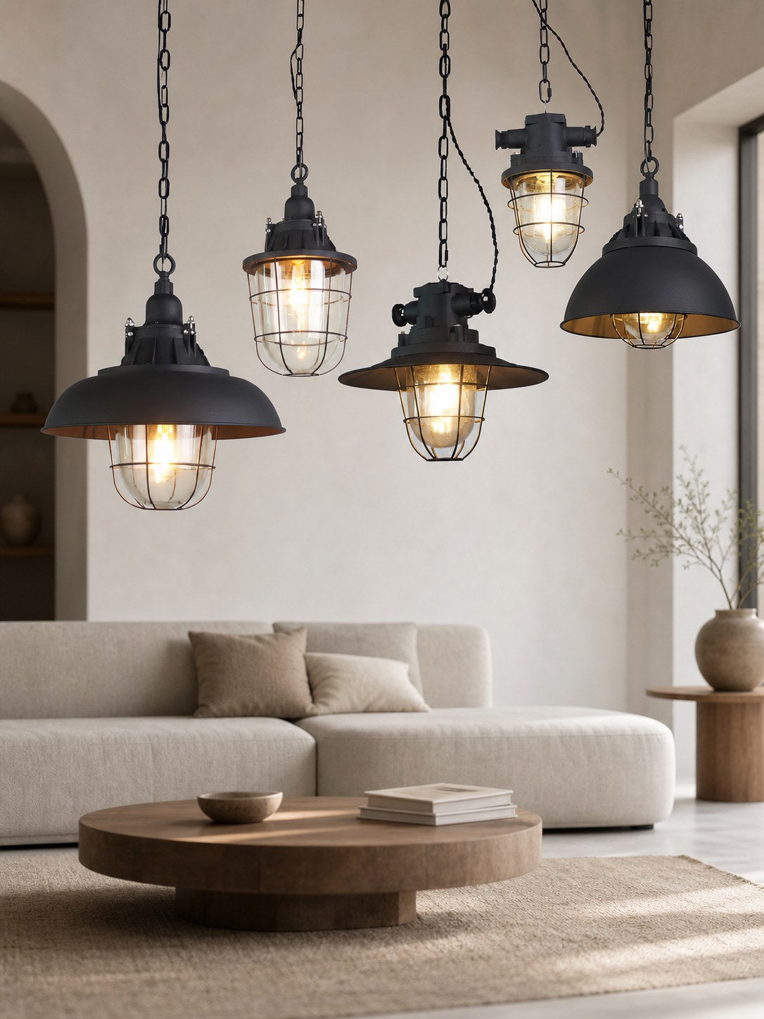 Bulkhead Cage Pendant Light
