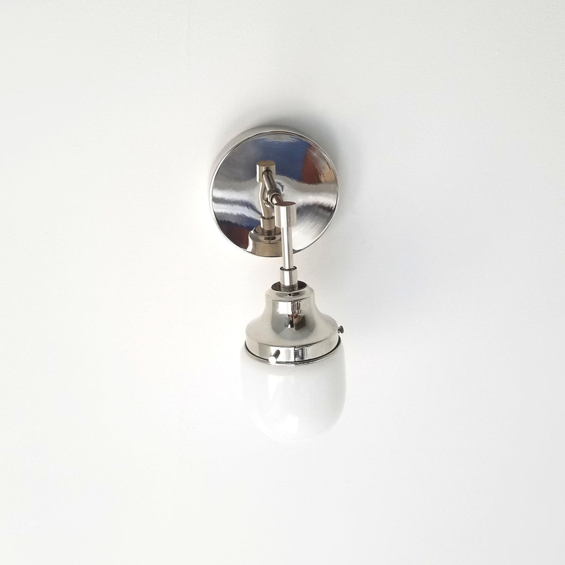 Acorn-Shaped Wall Light - Hand-Blown Glass Sconce