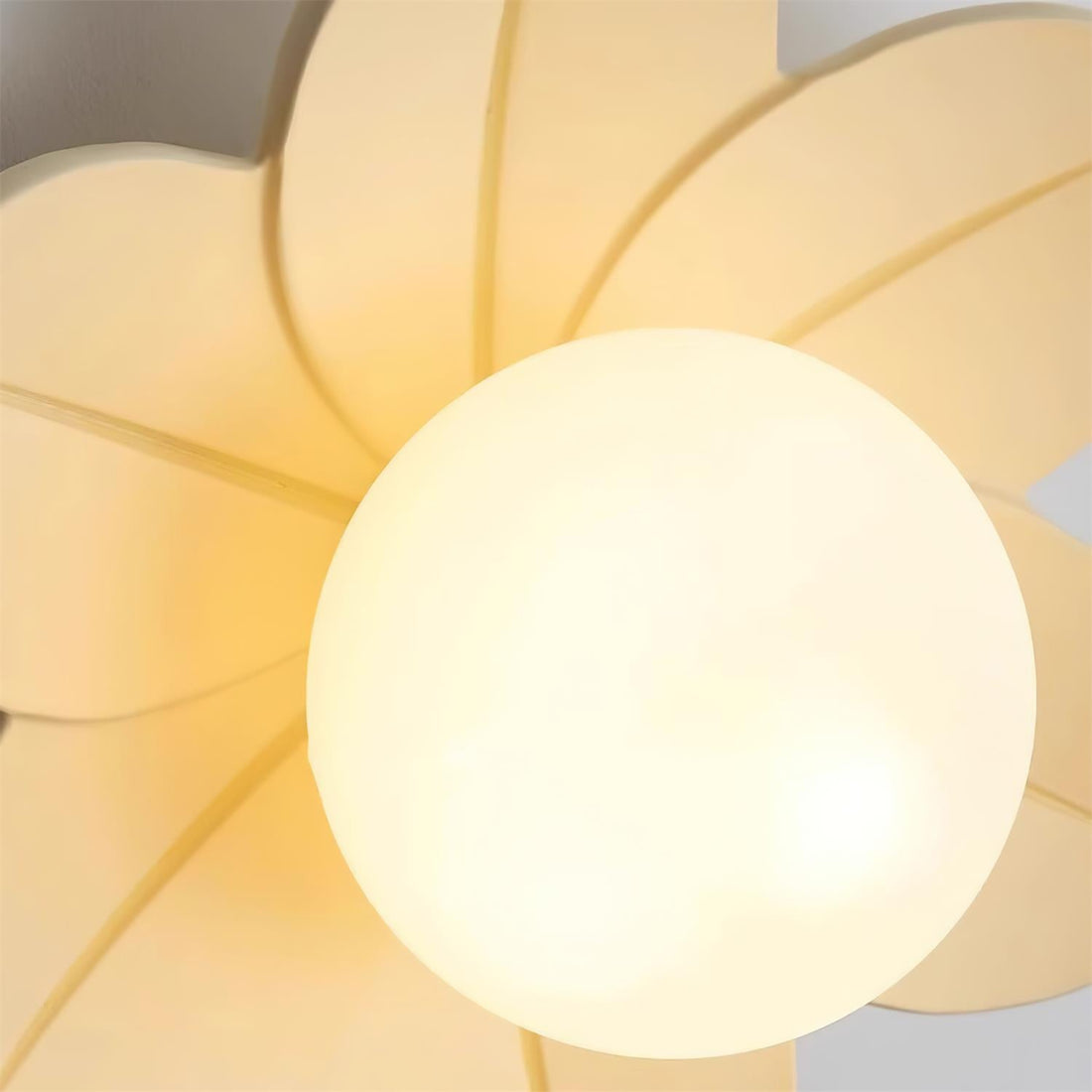 Resin Flower Ceiling Light