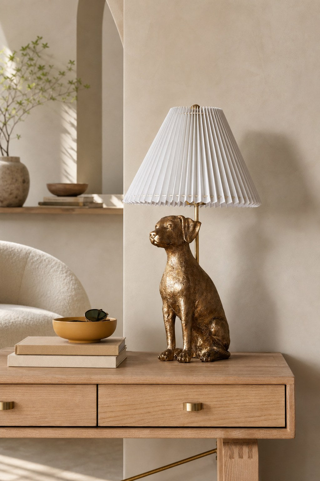 Pawdia Unique Table Lamp - Decorative Animal Bedside Lamp
