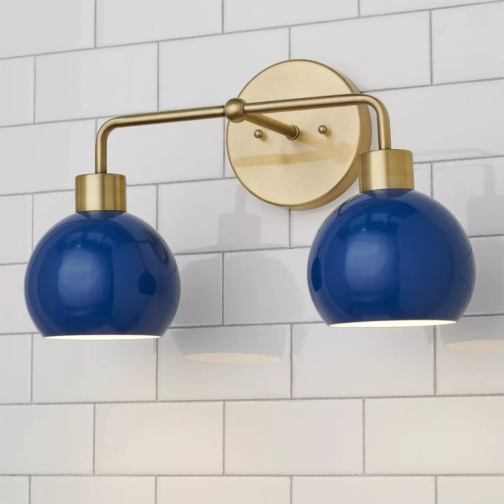 Double Bubble Pop Wall Sconce - Colorful Vanity Wall Light