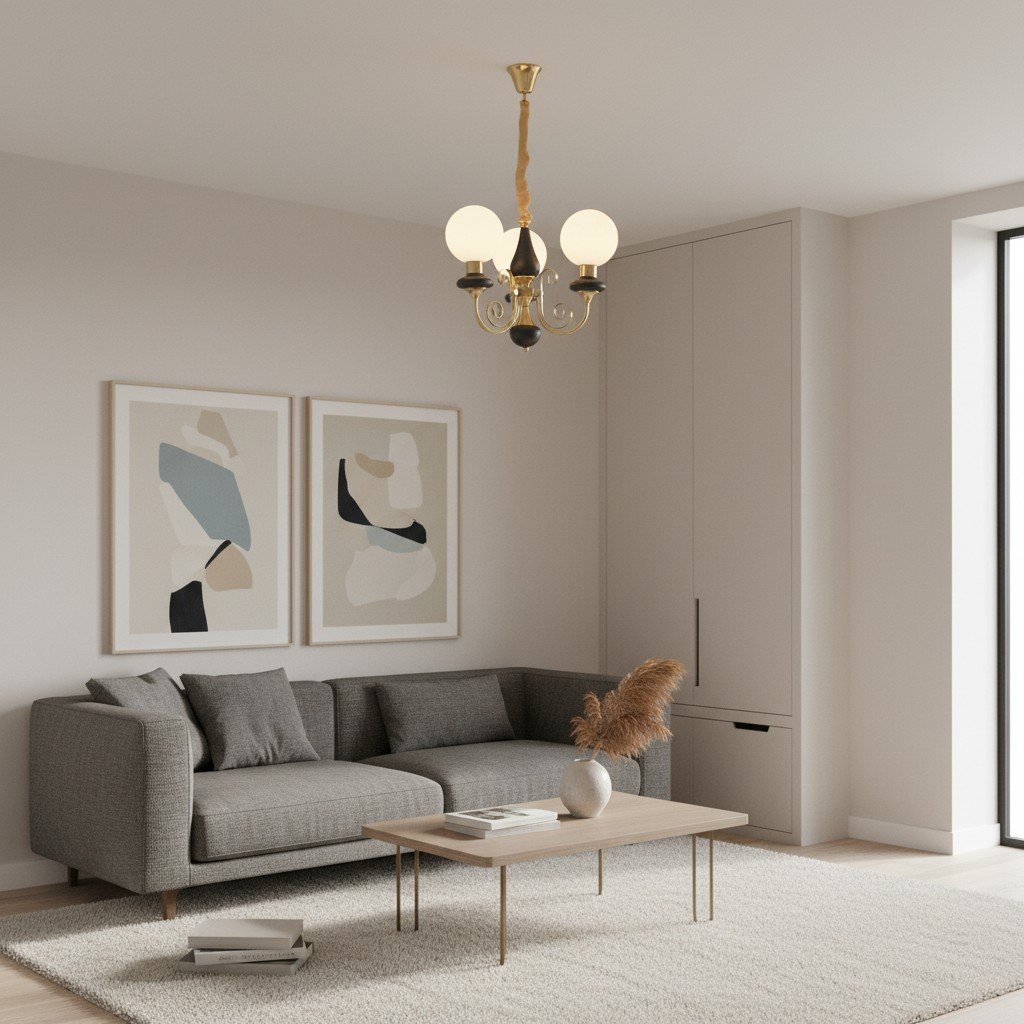 Radiara Chandelier - Layered Stone Disc Design Modern Luxury Style for Dining Room and Living Area