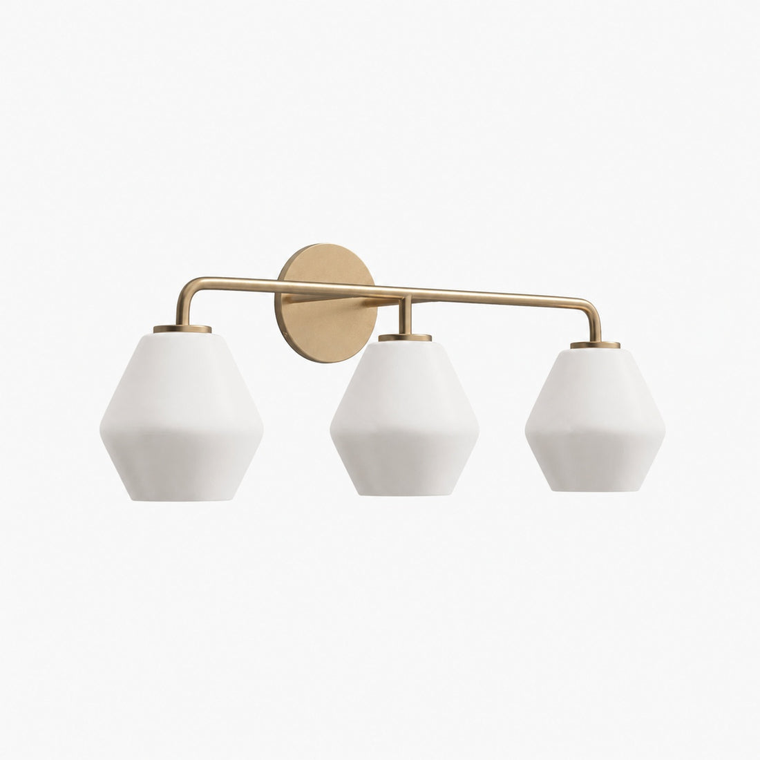 Merin Multi Head Dressing Table Wall Lamp - Metal And Glass Sculptural Lamp