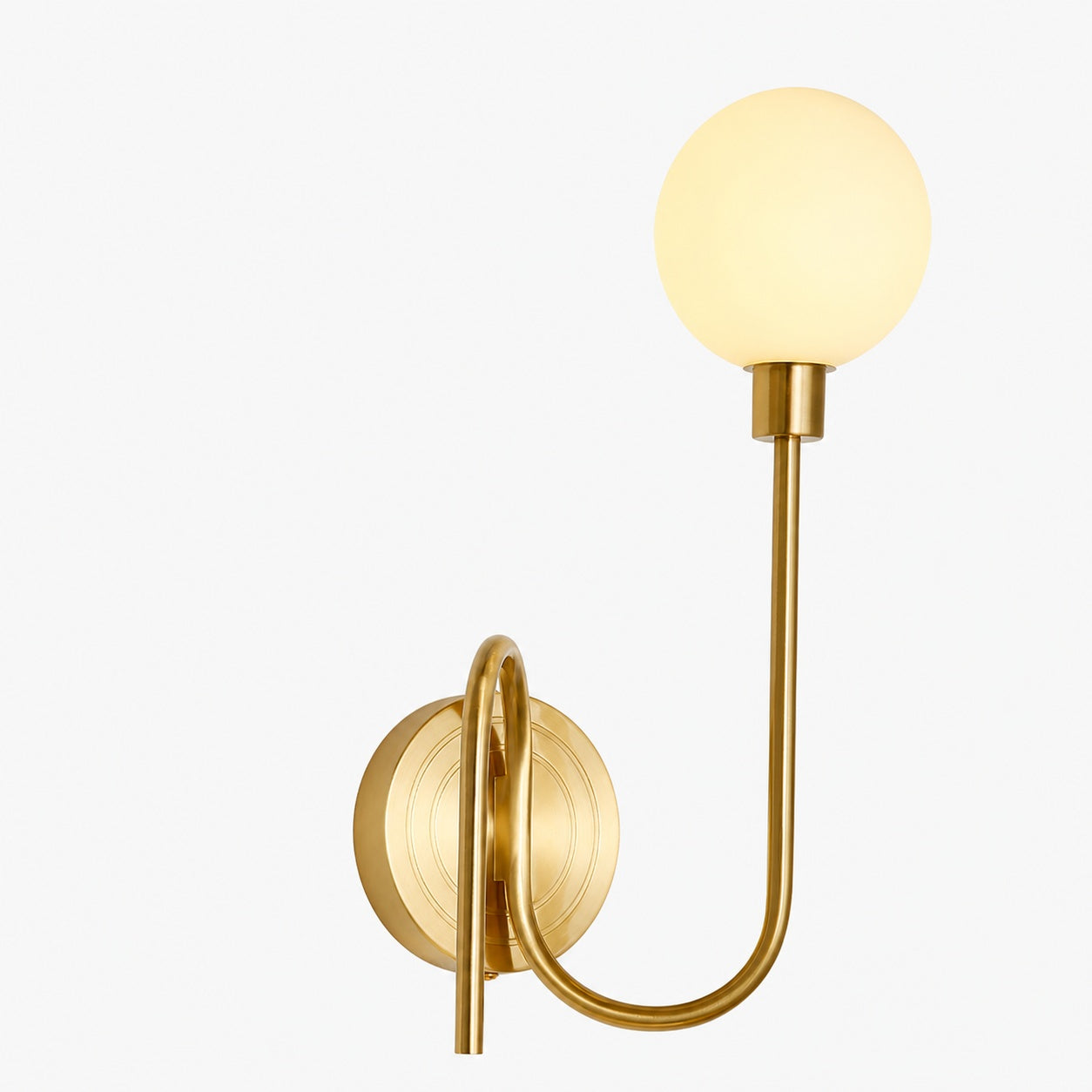 Holten Brass Armed Sconce