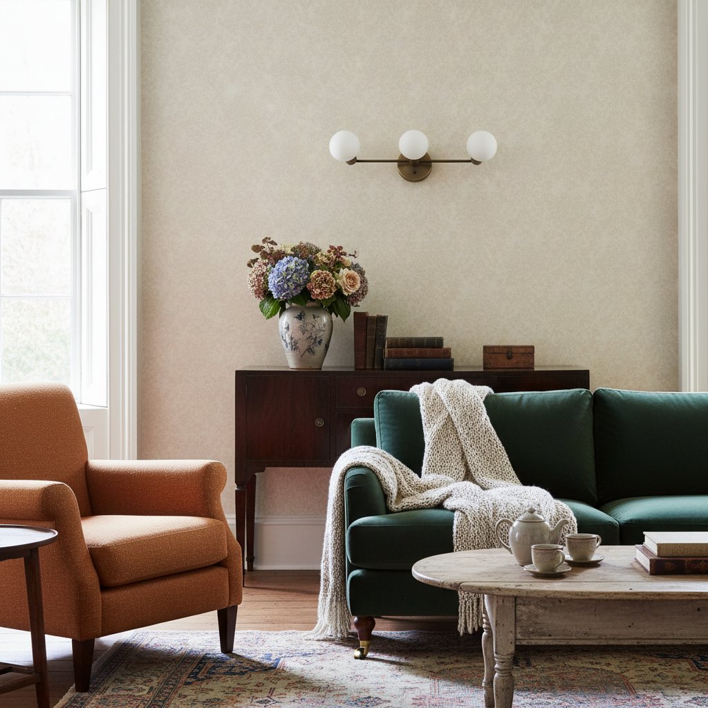 Glorica Glass Mid Century Modern Vanity Light - 3 Light Wall Fixture