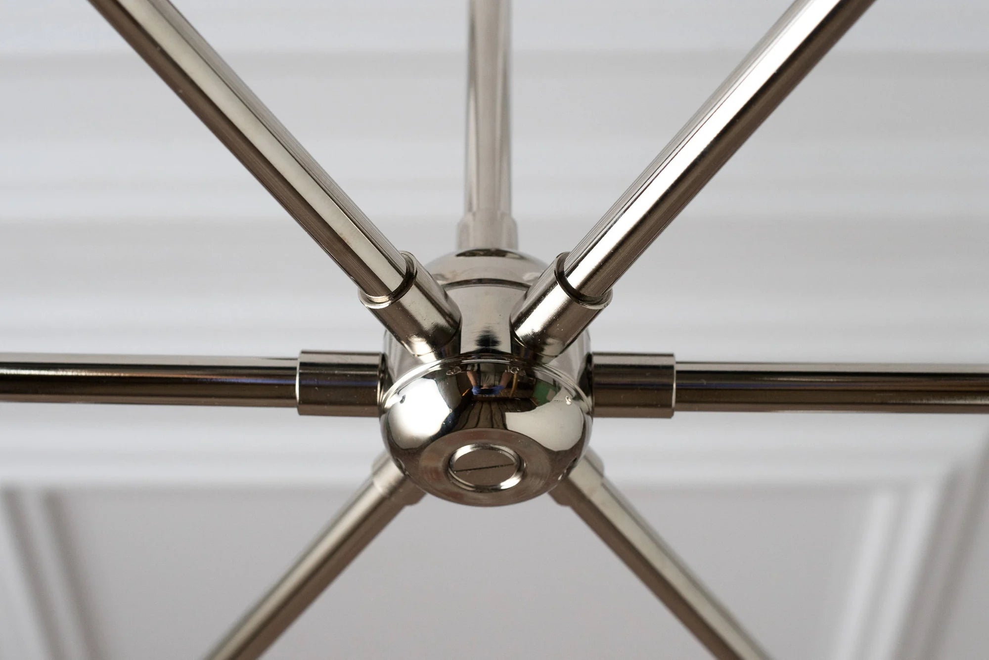 Mobilux Line Mid Century Modern Chandelier - 6 Heads Hanging Ceiling Light