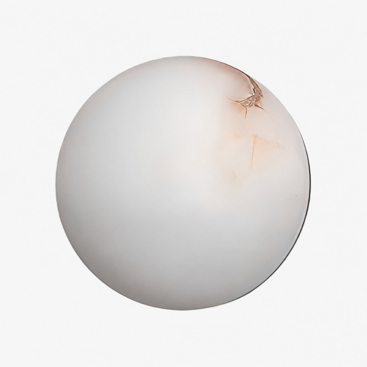 OrbisMuse Elegant Natural Stone Globe Wall Sconce - Minimalist Light for Hallways
