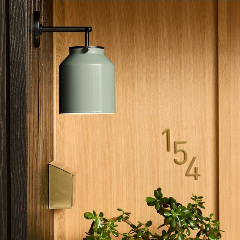 Modern Bell Jar Glass Sconce - Nordic Matte Metal Wall Light Outdoor