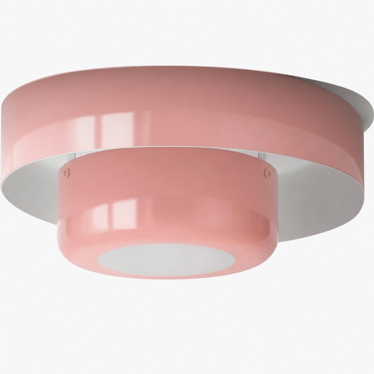 Veleora Bauhaus Three-Tier Colorful Round Macaron Ceiling Lamp - Modern Metal Design for Living Rooms