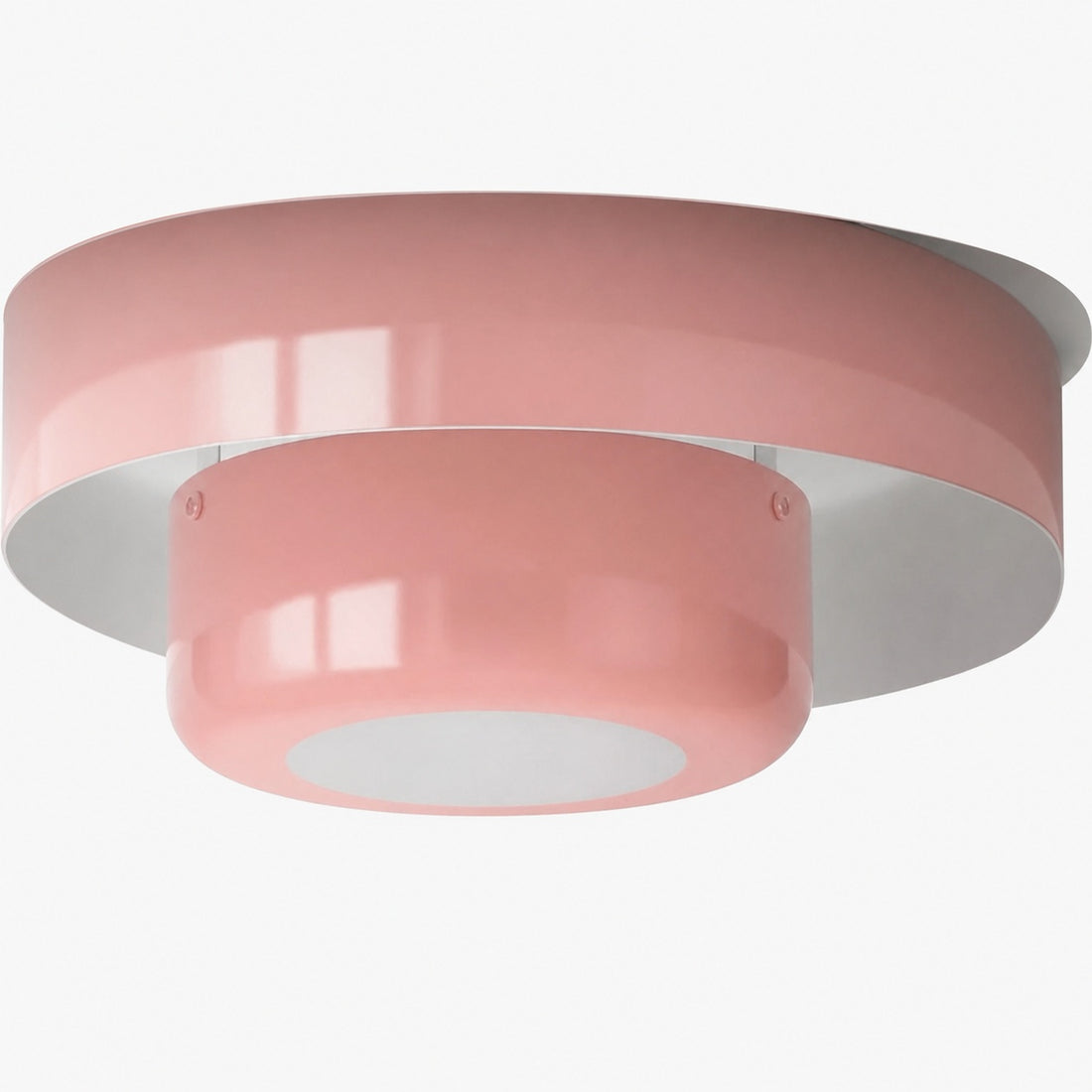 Veleora Bauhaus Three-Tier Colorful Round Macaron Ceiling Lamp - Modern Metal Design for Living Rooms