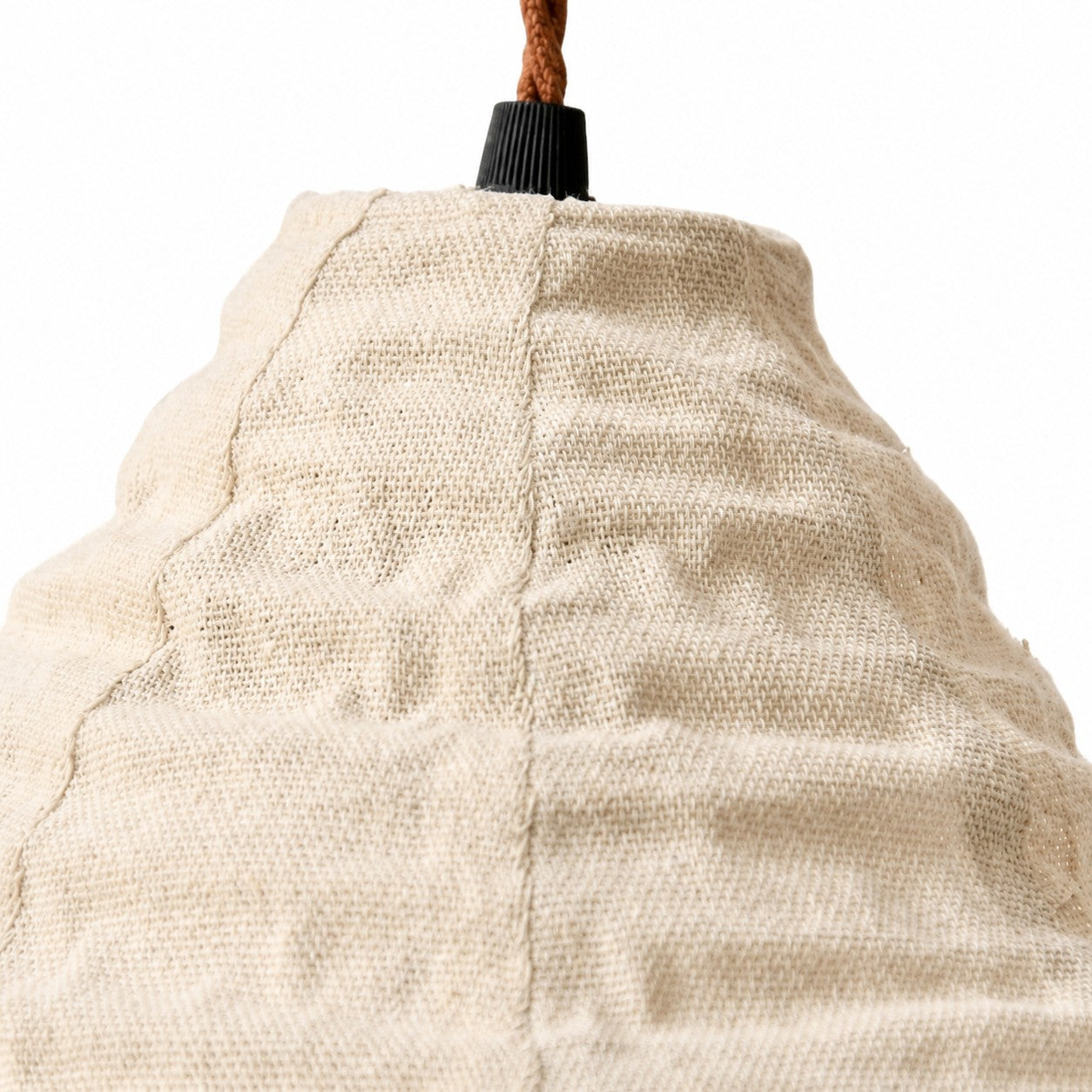 Handcrafted Wabi Sabi Fabric Pendant Lamp