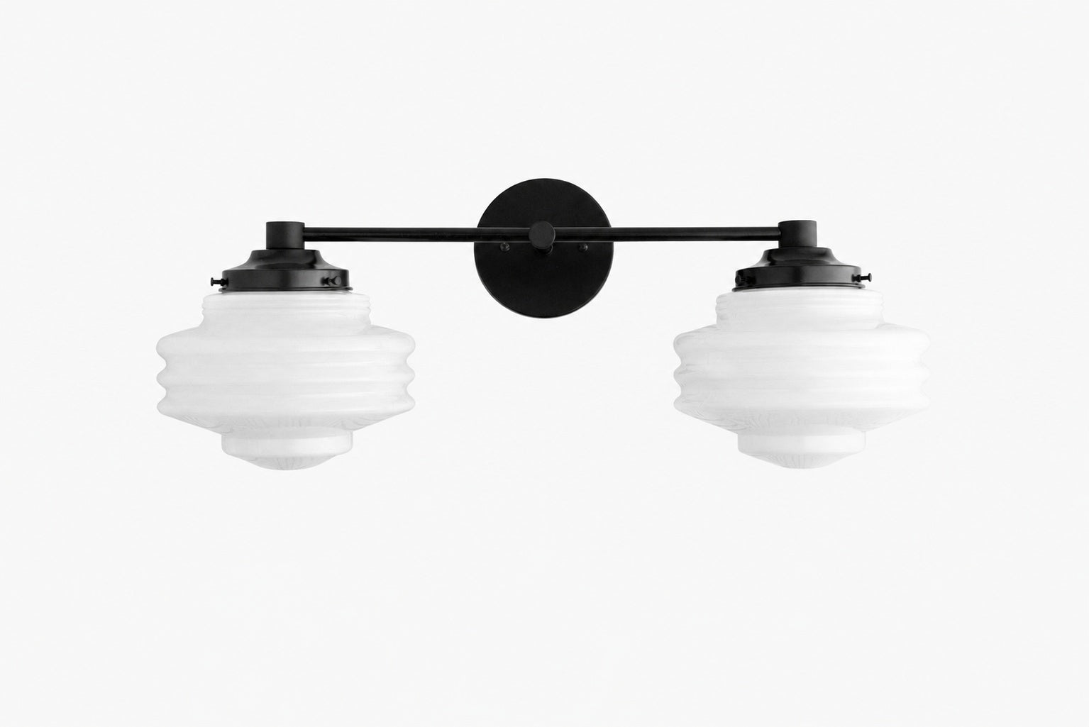 Geotower Glass Modern Wall Sconce - Glass Globe Light - Elegant Home Fixture