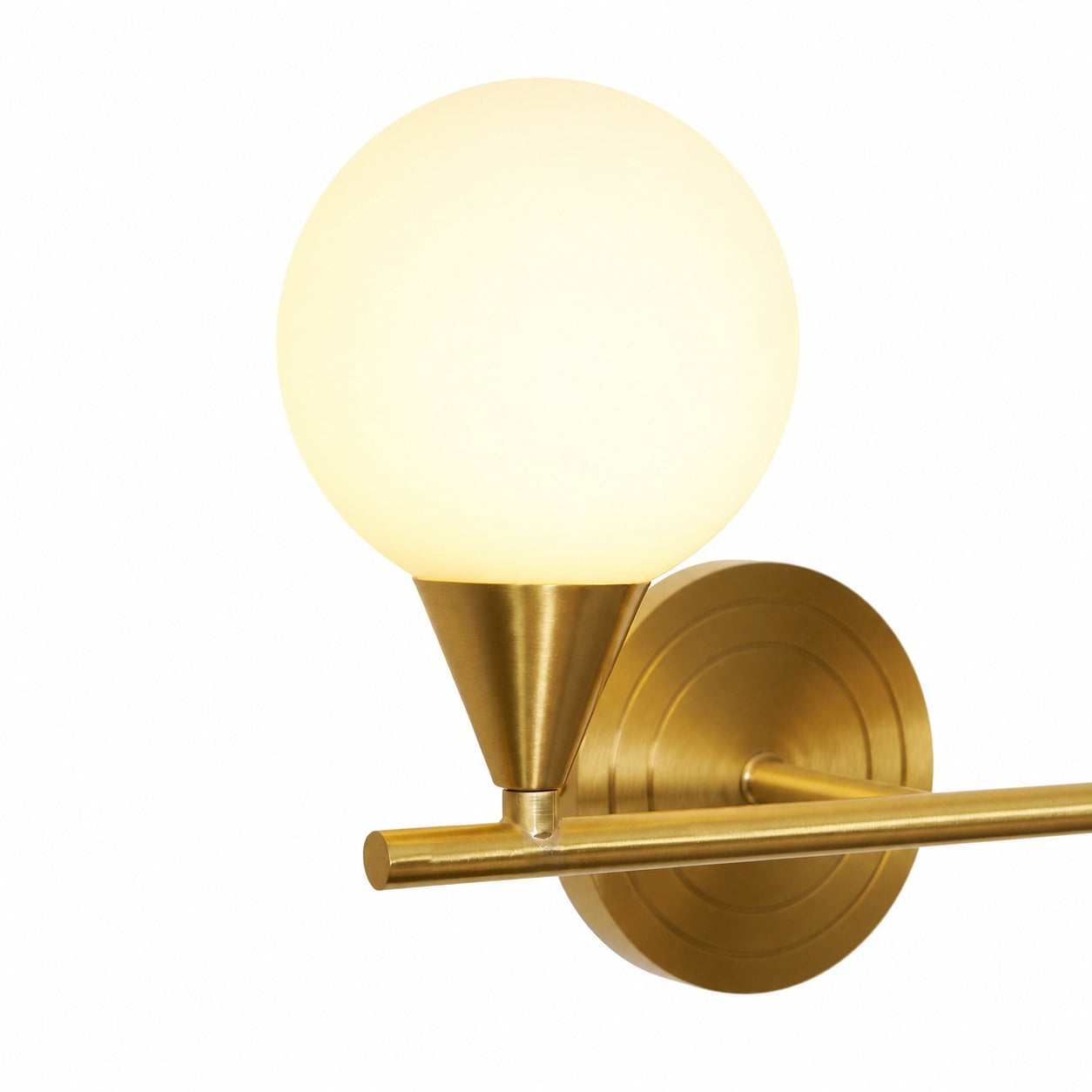 Holten Brass Armed Sconce