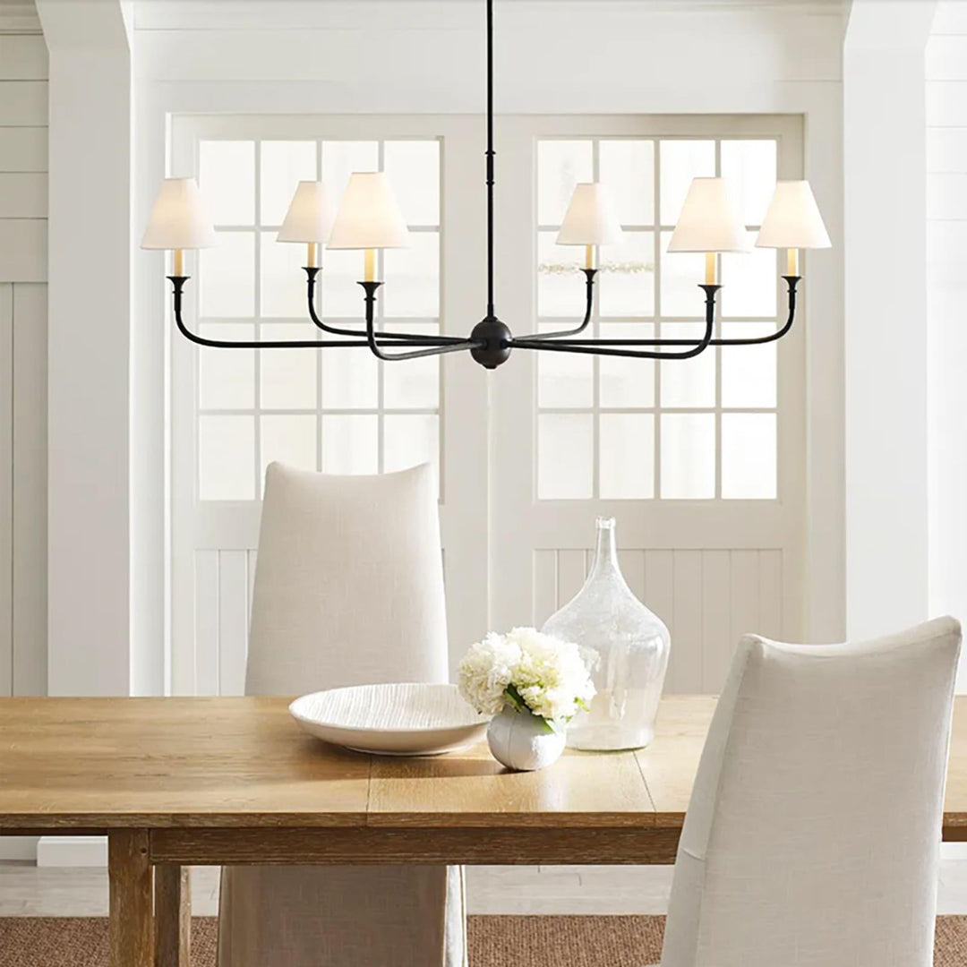 Piaf Grande Modern Industrial Metal Chandelier