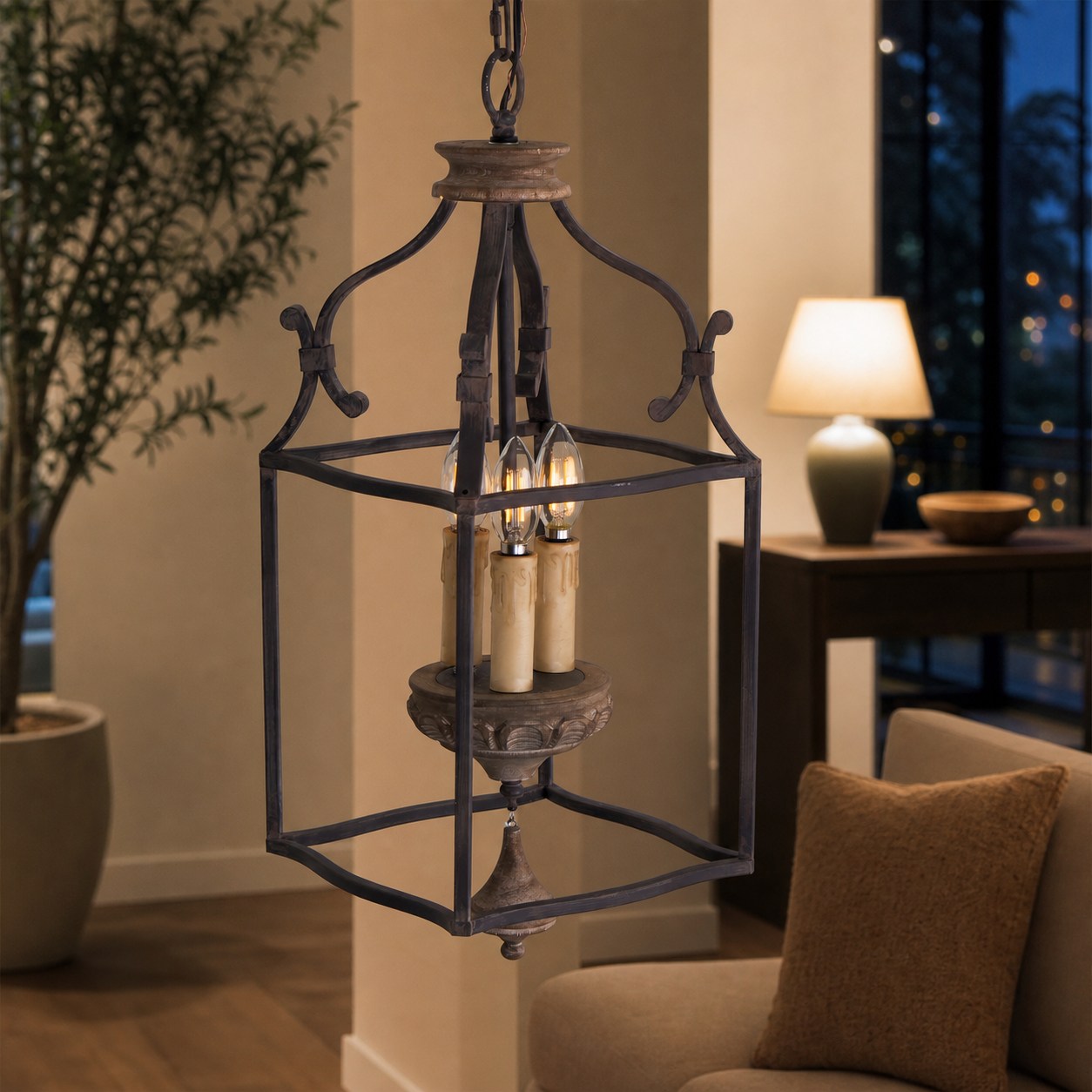 Traditional Birdcage Chandelier