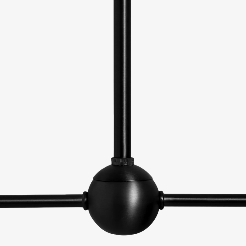 Ruffmeto Ruffled Shade Metal Frame Chandelier for Dining