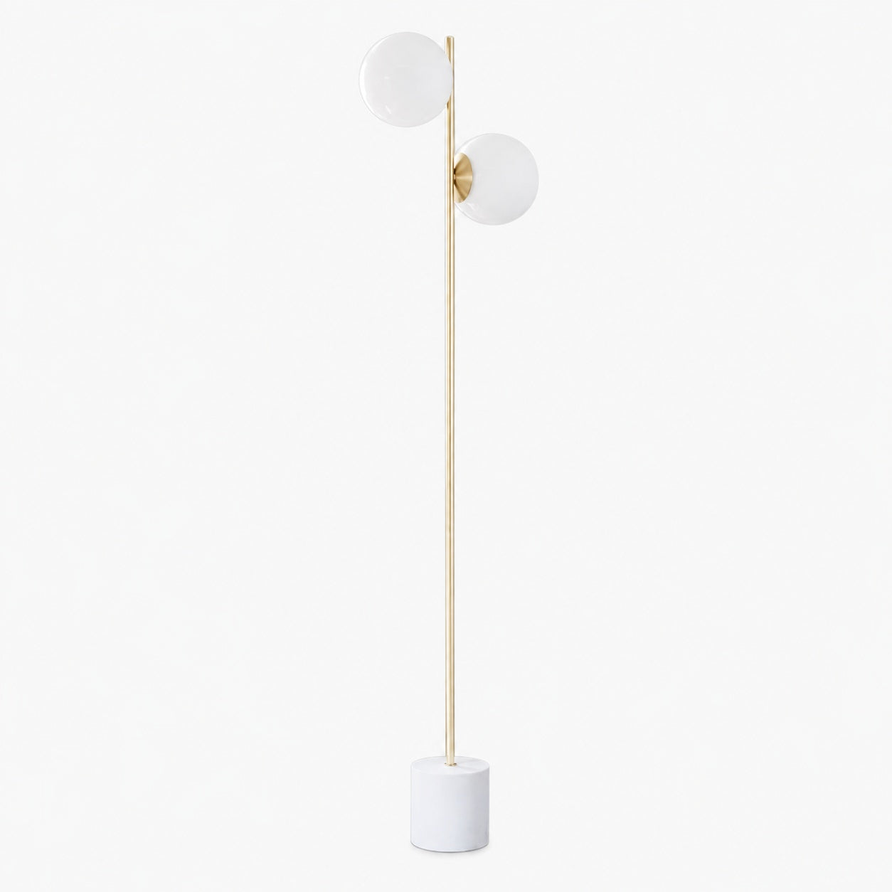 Brina Glass Multi-Light Floor Lamp - Modern Standing Light with Elegance