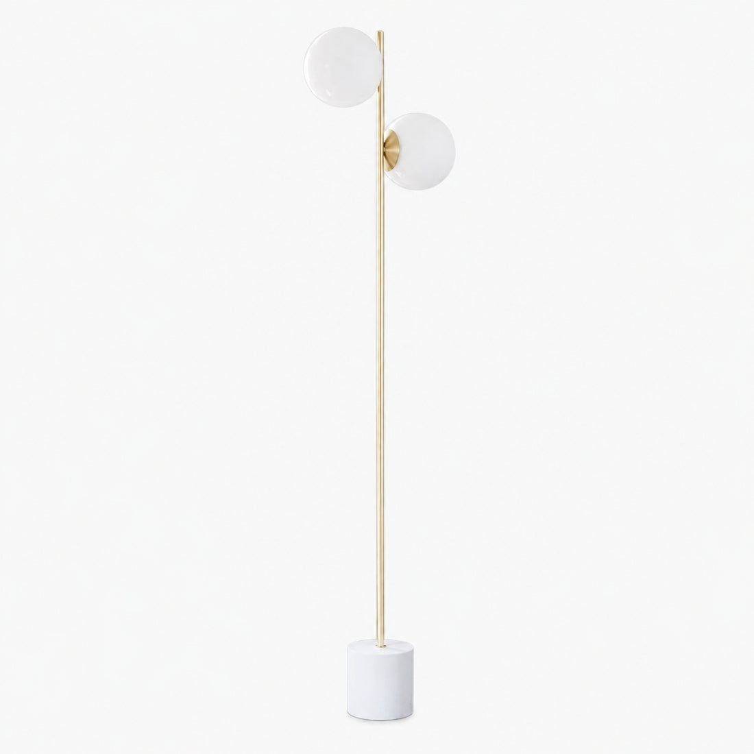 Brina Glass Multi-Light Floor Lamp - Modern Standing Light with Elegance