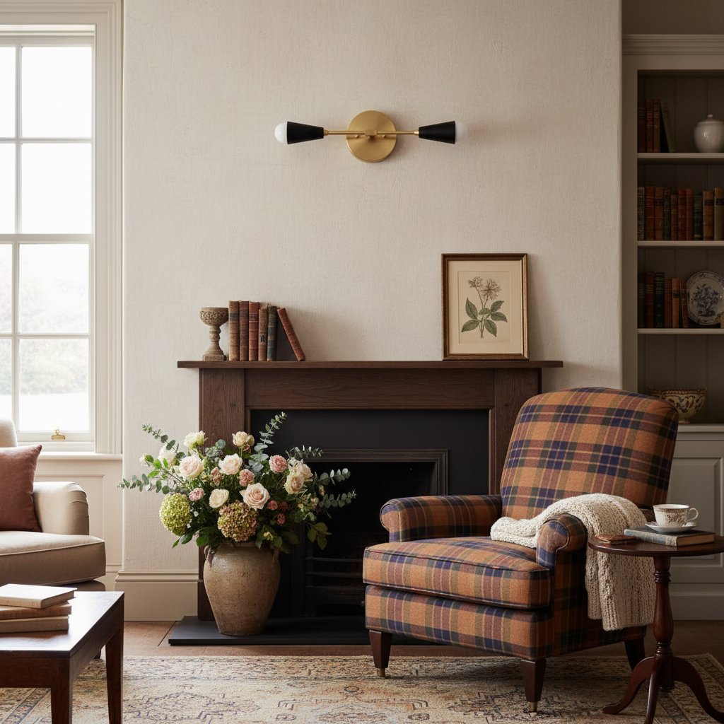 Lumen Dual-Conical Modern Wall Sconce – Minimalist Vanity & Hallway Lighting