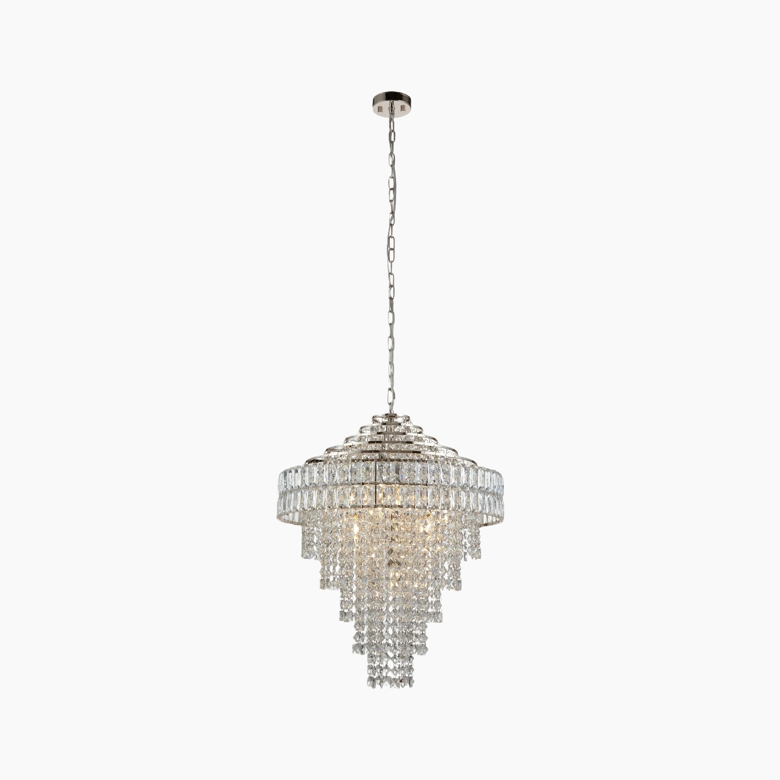 Virelis Style Luxe Crystal Pendant Light – Ambient Lighting for Kitchens & Hospitality Spaces