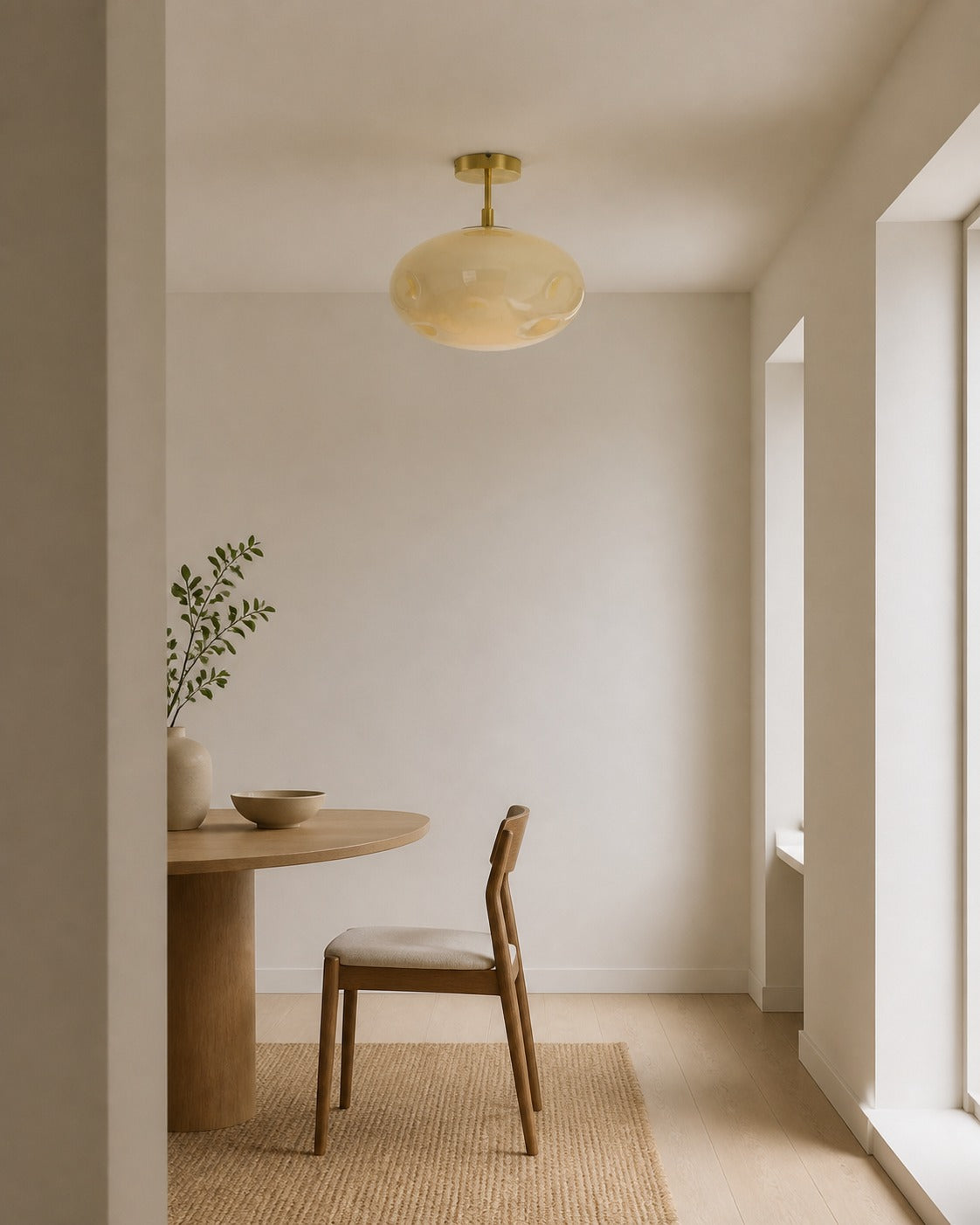 Orra Ceiling Lamp – Sculptural Globe Design Modern Minimalist Versatile for Living Room